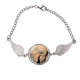thumbnail image 1 of Organismo terrestre Elephant animal salvaje Pulsera pulsera pulsera alas de ángel pulsera, 1 of 3