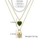 thumbnail image 2 of Collar Brillar con colgante de tres piezas aceite gota de amor perlas mariposa, 2 of 5