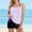 Purple, variant on FDGIU ‌‌‌‌‌‌Women's Blouson Tankini Top Loose Fit Modest Swim Top Comfortable Banded Bottom Bathing Suit Top for Beach Pool Summer Outfits