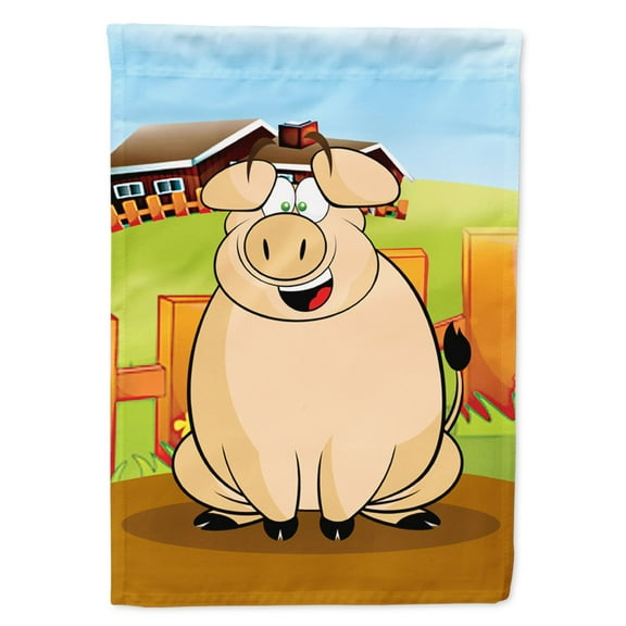 Carolines Treasures APH7635GF The Pig Flag Garden Size  Small multicolor