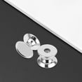 thumbnail image 4 of KALLORY 10Ud Pomos Decorativos De Aluminio En Color Plata Para Cajones, Puertas Y Muebles, 4 of 7