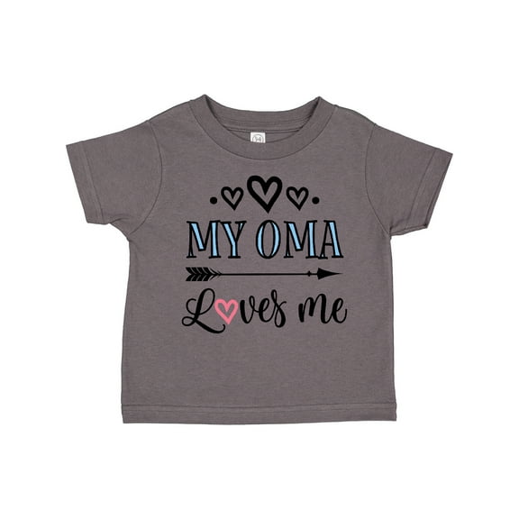 Inktastic My Oma Loves Me Grandchild Girls Toddler T-Shirt
