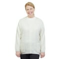 thumbnail image 1 of Silverts Women Cardigan Open Back Knit Sweater, L, White, 1 of 2