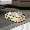 thumbnail image 1 of BELOVING Cardboard Cat Scratcher Box Cat Scratching Board for Small Medium Cat Kitten Perfectly, 1 of 10