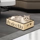 thumbnail image 1 of Caja rascadora de cartón perfecl para gatos salón de gatos para jugar en interiores cama de salón resistente, 1 of 8
