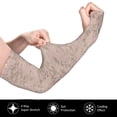 thumbnail image 3 of Sun Protection Arm Sleeves for Men Women, Rose Gold Marble Texture Sleeves to Cover Arms with Thumb Hole Cooling Sleeve, 3 of 6