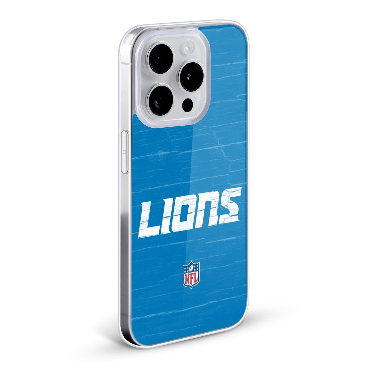 Head Case Designs NFL Detroit Lions Logo Distressed Look Soft Gel Case for Apple iPhone 16 Pro Max