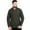 Army Green, variant on Men's Merino Wool Shawl Collar Single Button Sweater