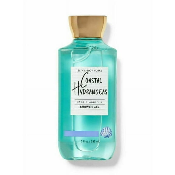 Bath and Body Works Shower Gel Body Wash 10 oz Shower Gel Coastal Hydrangeas