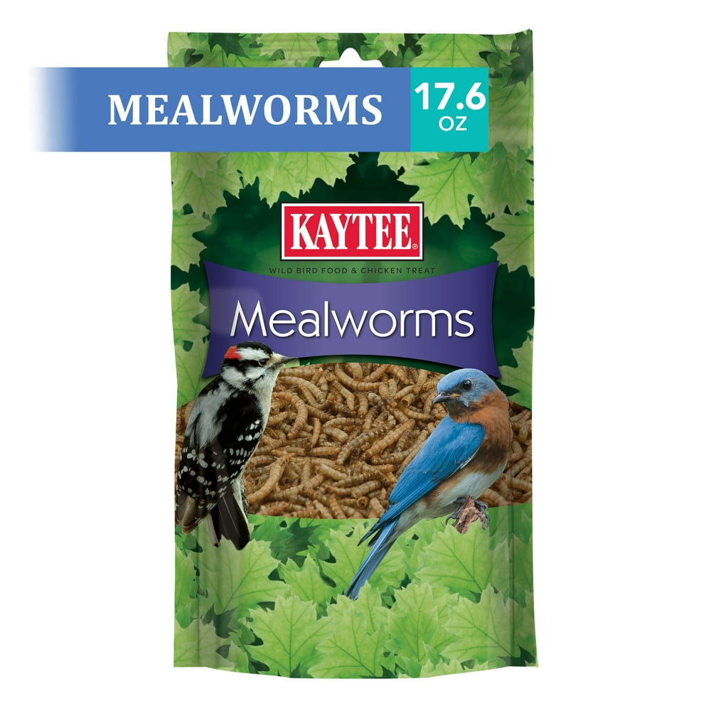 Kaytee Mealworm Food Pouch 17.6 Ounces