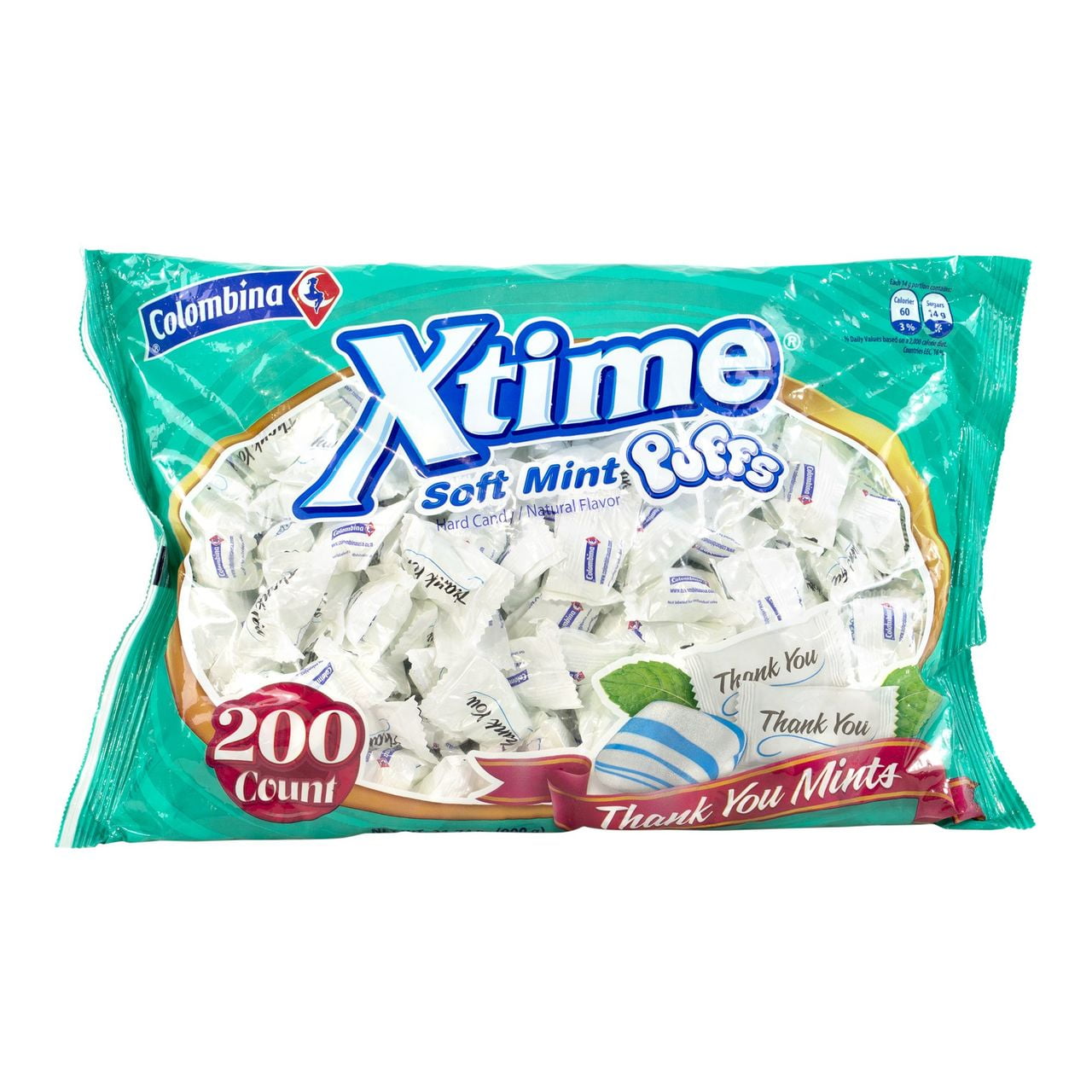 Product of Colombina Xtime Soft Mint Puffs 200 Ct.