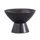 thumbnail image 3 of Maceta de cerámica decorativa con base, centro de mesa, moda, multiusos negro, 3 of 8