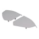thumbnail image 3 of Par de cubierta superior de puerta delantera izquierda derecha 2117270148 apto para Mercedes Benz W211 2003-2006 gris, 3 of 9