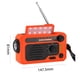 thumbnail image 3 of Radio de iluminación multifuncional Banco de energía USB con linterna y Kuymtek luz de lectura 3 métodos de carga equipo recargable para exteriores, 3 of 3