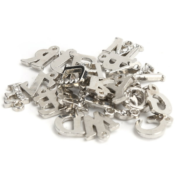 New 26 Alloy Letters Croc Charms Designer Diy Shoes Decaration