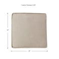 thumbnail image 6 of Sunbrella Outdoor Square Chair Pad (2-Pack), Cast Ash, 6 of 6