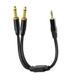 thumbnail image 2 of 3.5mm Audio Cable 6.35mm Dual Male Plug and Play Connector Audio Cable Splitter Cord for Computer Sound Cards, 2 of 7