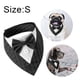 thumbnail image 2 of Bandana de boda para perro, collar para perro con pajarita, disfraz de cumpleaños, esmoquin ajustable para fiesta de mascotas, rayas negras, 2 of 5
