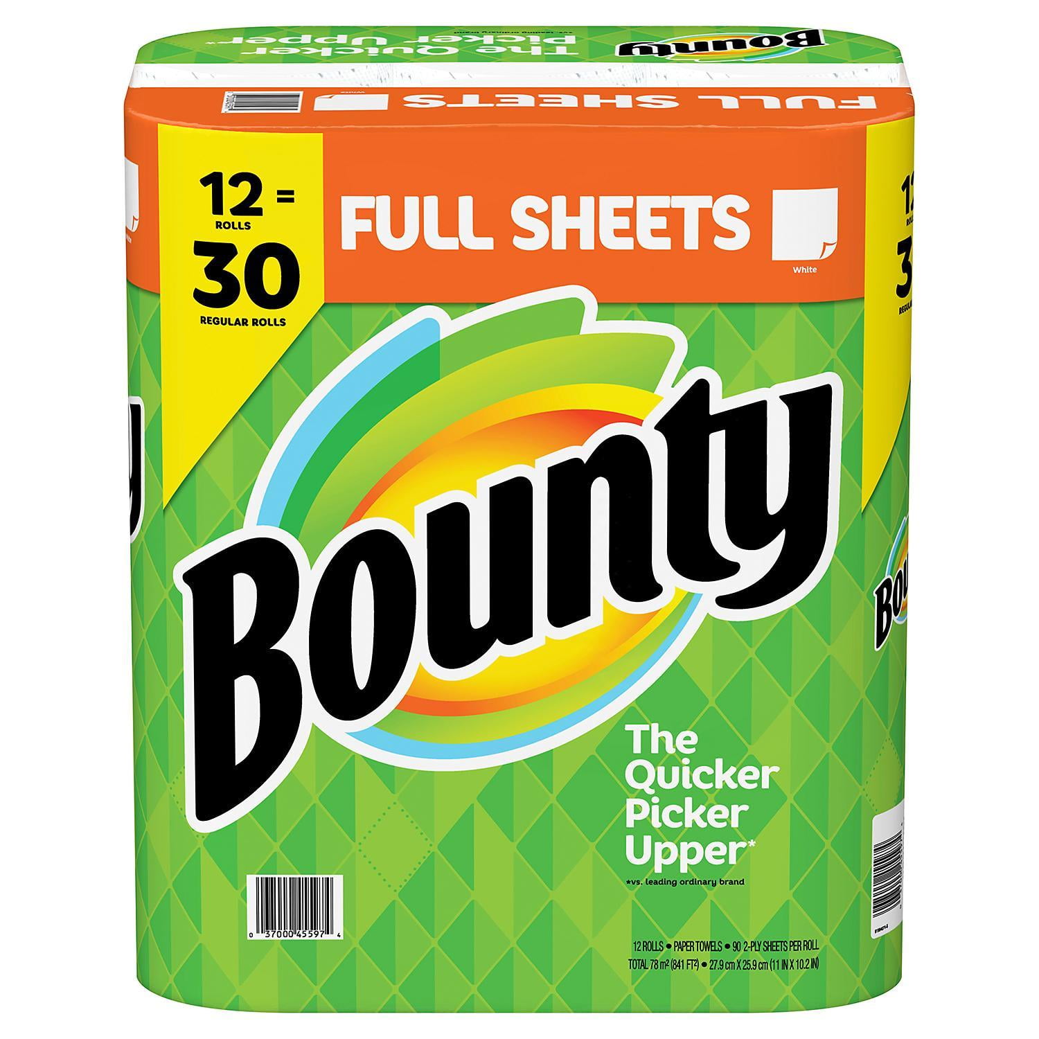 Flex-a-Size Paper Towels Presto Amazon Brand 12 count Huge Roll 