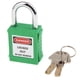 thumbnail image 1 of Candado de seguridad con grillete de acero inoxidable con llaves diferentes para / Verde, 1 of 9