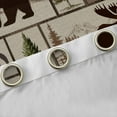 thumbnail image 4 of Feelyou Bear Deer 2-Pack Blackout Curtains (52x84), Vintage Patchwork Farmhouse Decor, 4 of 6