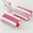 thumbnail image 6 of PRINxy Coral Velvet Towel Bath Towel Set Striped Thickened Towel Absorbent Bath Towel Wedding Gift Towel Gray, 6 of 7