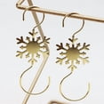 thumbnail image 1 of Ganchos de Pared Colgantes con Forma de Copo de Nieve Navideños, Paquete de 10 | Ganchos Metálicos En Forma de S con Diseño de Copo de Nieve | Ideales para Adornos y Decoraciones Navideñas, 1 of 1