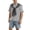 Dark Gray, variant on Men's Casual T-Shirts Casual Short Sleeve T Shirt With Stylish Grid Pattern Detachable Cape Sleeve Layered Comfortable Daily Wear(Gray,XXL)