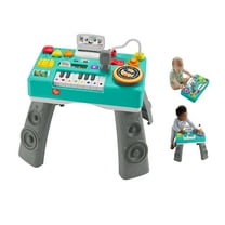 Fisher-Price Laugh & Learn Mix & Learn DJ Table, Musical Learning Toy for Baby & Toddler