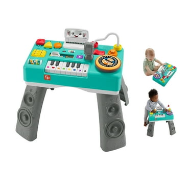 Fisher-Price Laugh & Learn Mix & Learn DJ Table, Musical Learning Toy for Baby & Toddler