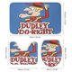 thumbnail image 3 of El show de Dudley Do-Right-theme 4-Piece Shower Curtain Set with Rugs, Waterproof Bathroom Decor Set Includes Bath Mat, U-Shaped Rug, Toilet Lid Cover and Curtain with Hooks, 3 of 6