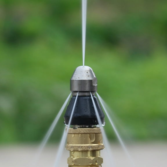 NICEXMAS 1Set Hose Sewer Nozzle with Multi-hole Design for Municipal Sewer Systems 6.2X3.1Cm