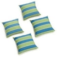 thumbnail image 2 of Blazing Needles 17-inch Square Solid Polyester Outdoor Throw Pillows (Set of 4), 2 of 2