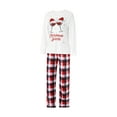 thumbnail image 2 of Seyurigaoka Family Matching Christmas Pajamas Outfit , Printed Pattern Tops and Pants, 2 of 9