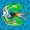 D, variant on Inflatable Pool Float Chair Glitter Sit 'n Floats for Swimming Pool with Cup Holder Party Floaties for Adults