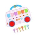 thumbnail image 1 of Juguete de autobús animal clave juguete sensorial para bebés Causa y efecto Toy Learning Juguete Juguete Musical Musical con música y luz para niños, 1 of 8
