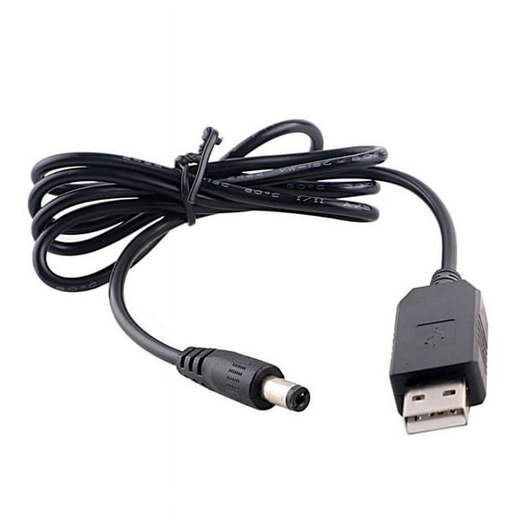 Boost Cable Booster to 5/9/12V Charging Cable DC5.5x2.1mm USB Voltage Step Up