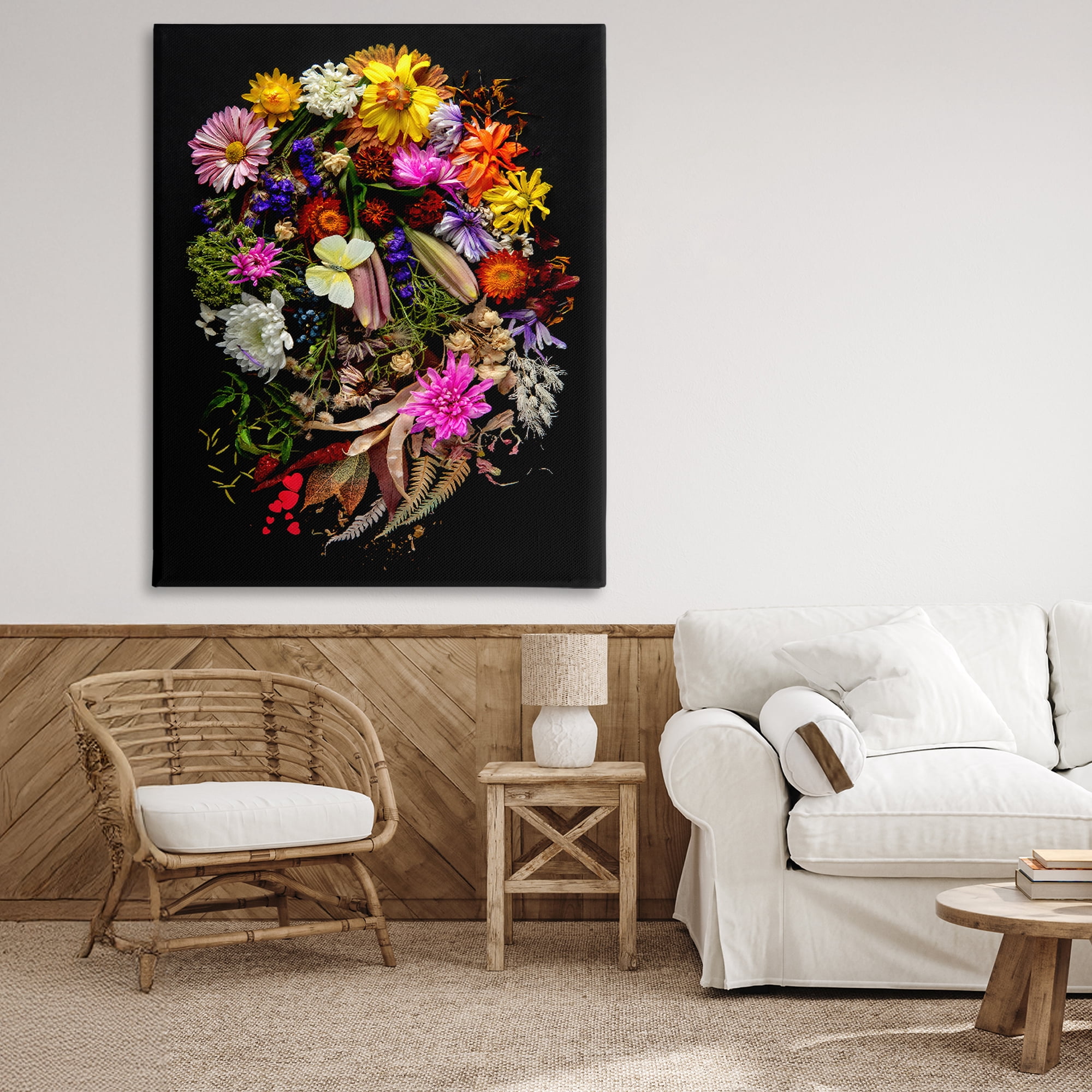 Stupell Industries November Flower Arrangement Canvas Wall Art, design by Carl Kravats