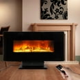 thumbnail image 2 of SYNGAR 36 inch Electric Fireplace, Wall Mounted, 1400W, 6 Flame Colors, Dual Modes, Adjustable Heat, Remote Control with Timer, for Living Room, Kitchen, D4913, 2 of 12