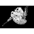 thumbnail image 3 of Berzel, Erin 18x13 Black Modern Framed Museum Art Print Titled - Jellyfish Glow VI, 3 of 5