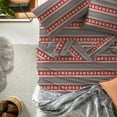 thumbnail image 2 of 100% Cotton Double Brushed Flannel Sheet Set - 170 GSM Heavyweight, Deep Pockets, Pre-Shrunk & Anti-Pill, All Around Elastic – Full - Deer Red, 2 of 5