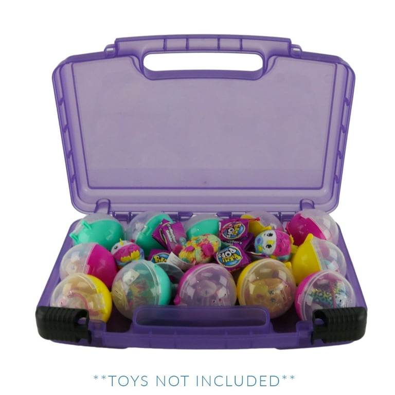 Toy Story Case, Toy Storage Carrying Box. Figures Playset Organizer.  Accessories For Kids by LMB 