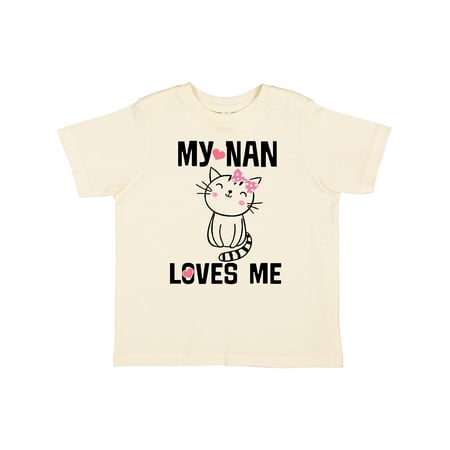 

Inktastic Nan Loves Me Girls Gift Toddler Toddler Girl T-Shirt