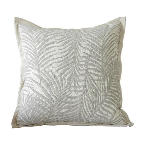 Momihoom Tropical Palm Leaf Textured Decorative Throw Pillow – Elegant Accent Cushion for Home and Outdoor Spaces
