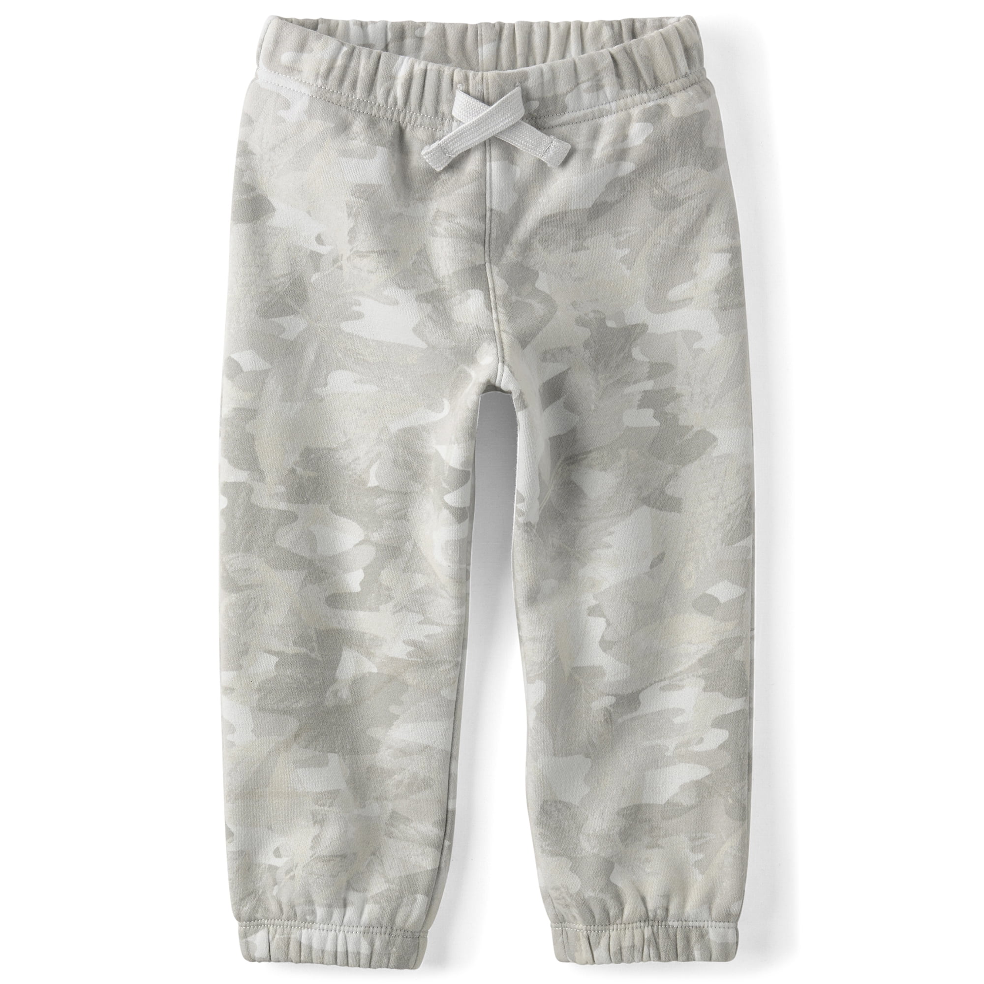 The Children's Place Baby And Toddler Boys Active Camo Premium Fleece Jogger Pants, Sizes 6M-5T