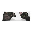thumbnail image 2 of ABPHOTO Funny Cat And Dog Body Pillowcase Pillow Cover Pillow Protector Two Sides Printing 20x60 inch, 2 of 2
