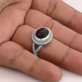 thumbnail image 6 of Black Onyx Ring Sterling Silver Ring Gemstone Ring Statement Ring for Women, 6 of 6