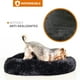 thumbnail image 5 of Cama para Perros Cama para Mascotas Antiestres Redonda Esponjosa Cómoda Afelpada (Small, Black), 5 of 8