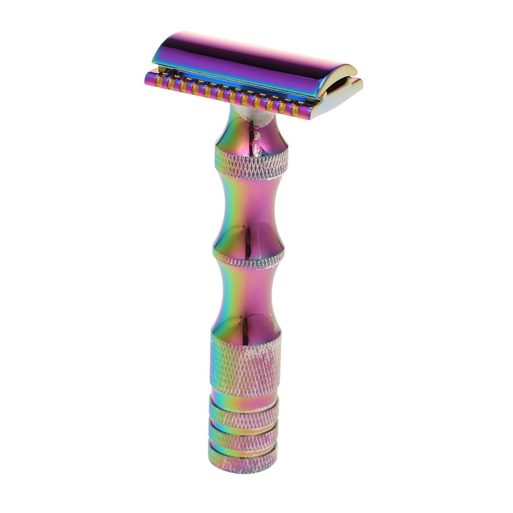 Double Edge Shaving Razor Safety Beard Razor Zinc Alloy Manual Mustache