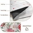 thumbnail image 6 of Area Rugs 2.7'x5', Pink Spring Floral Carpet for Living Room Bedroom Dining Room, Weeping Romantic Flowers Wooden Throw Kitchen Rugs Non Slip Washable Rectangle Indoor Outdoor Rugs, 6 of 8
